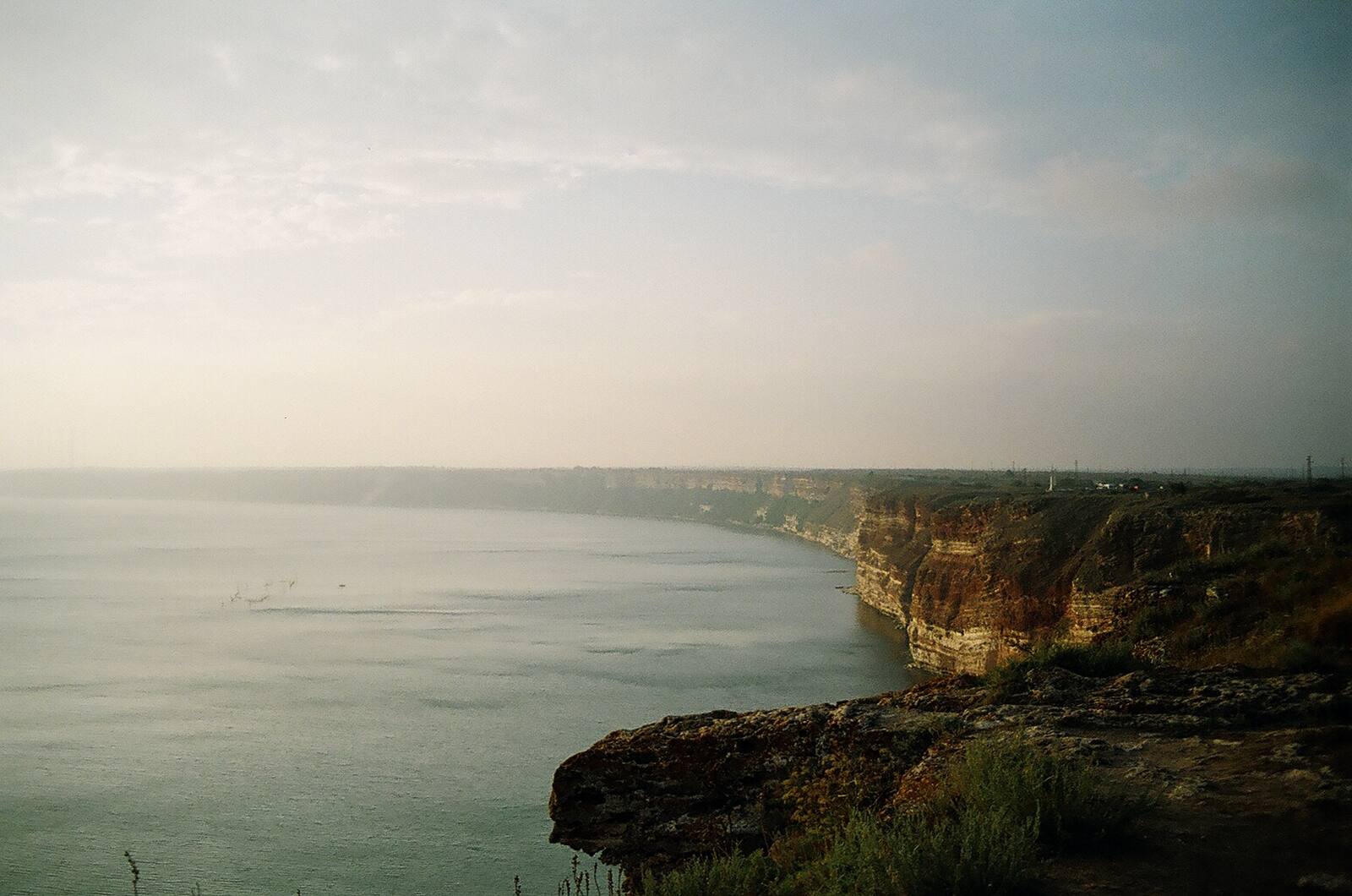 The golden cliffs of Cape Kaliakra, Bulgaria