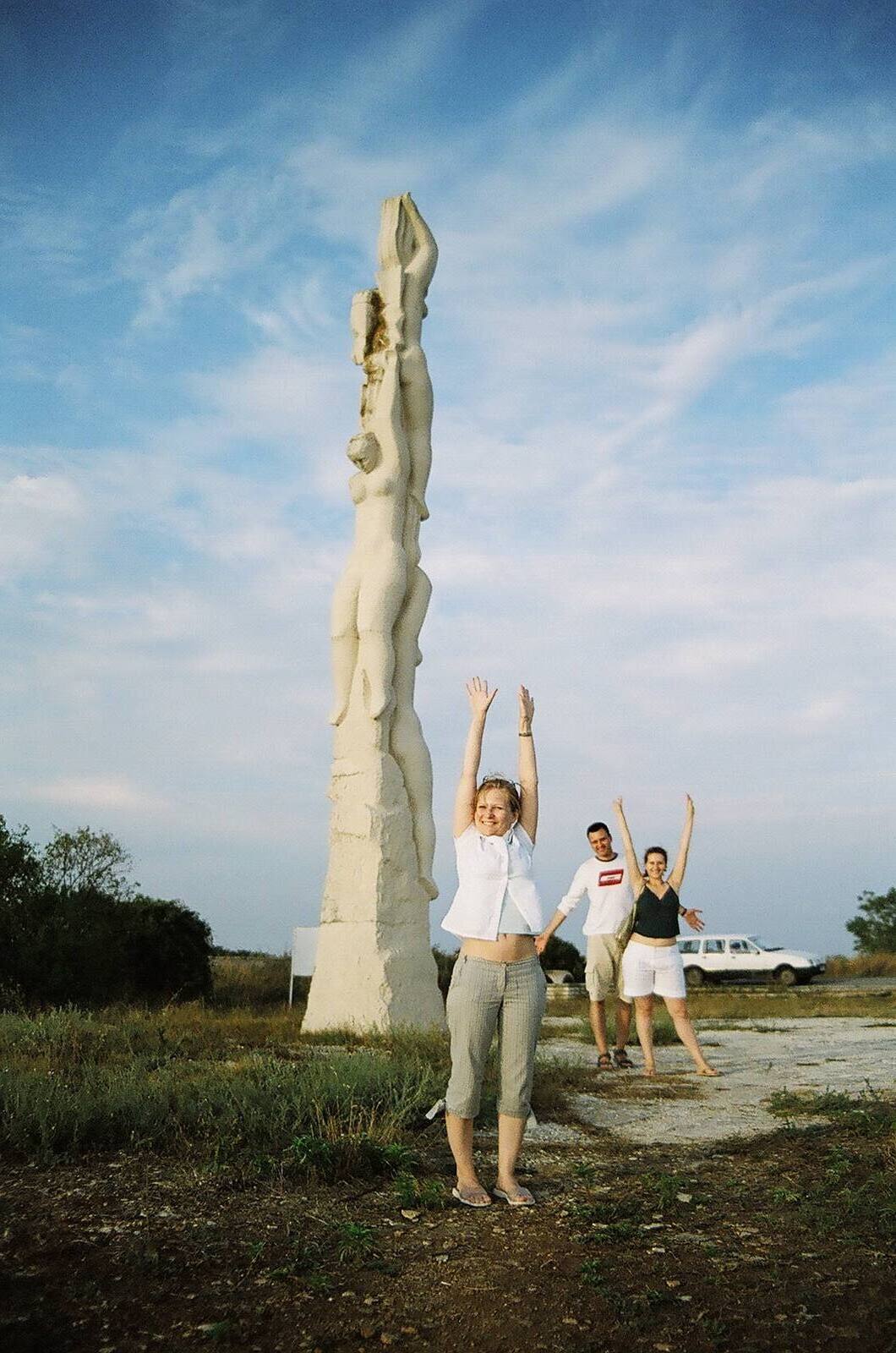 The Gate of the Forty Maidens — the legend carved standing: forty girls who braided their hair together and stepped from the cliff rather than surrender.