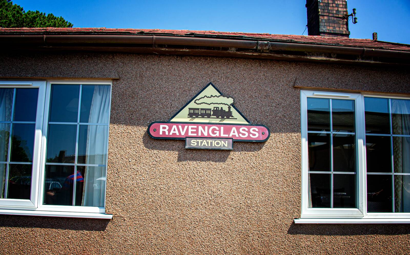 Ravenglass station sign