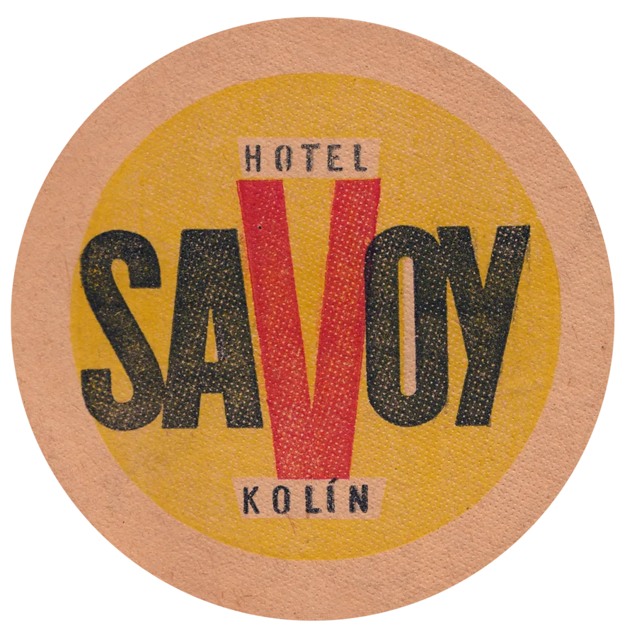 EV.Č. 102 · HOTEL SAVOY · KOLÍN