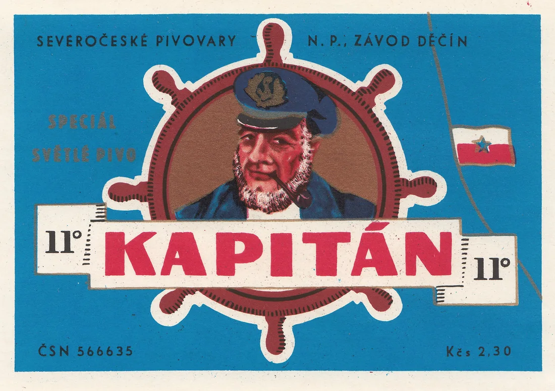 EV.Č. 014 · KAPITÁN 11° · DĚČÍN