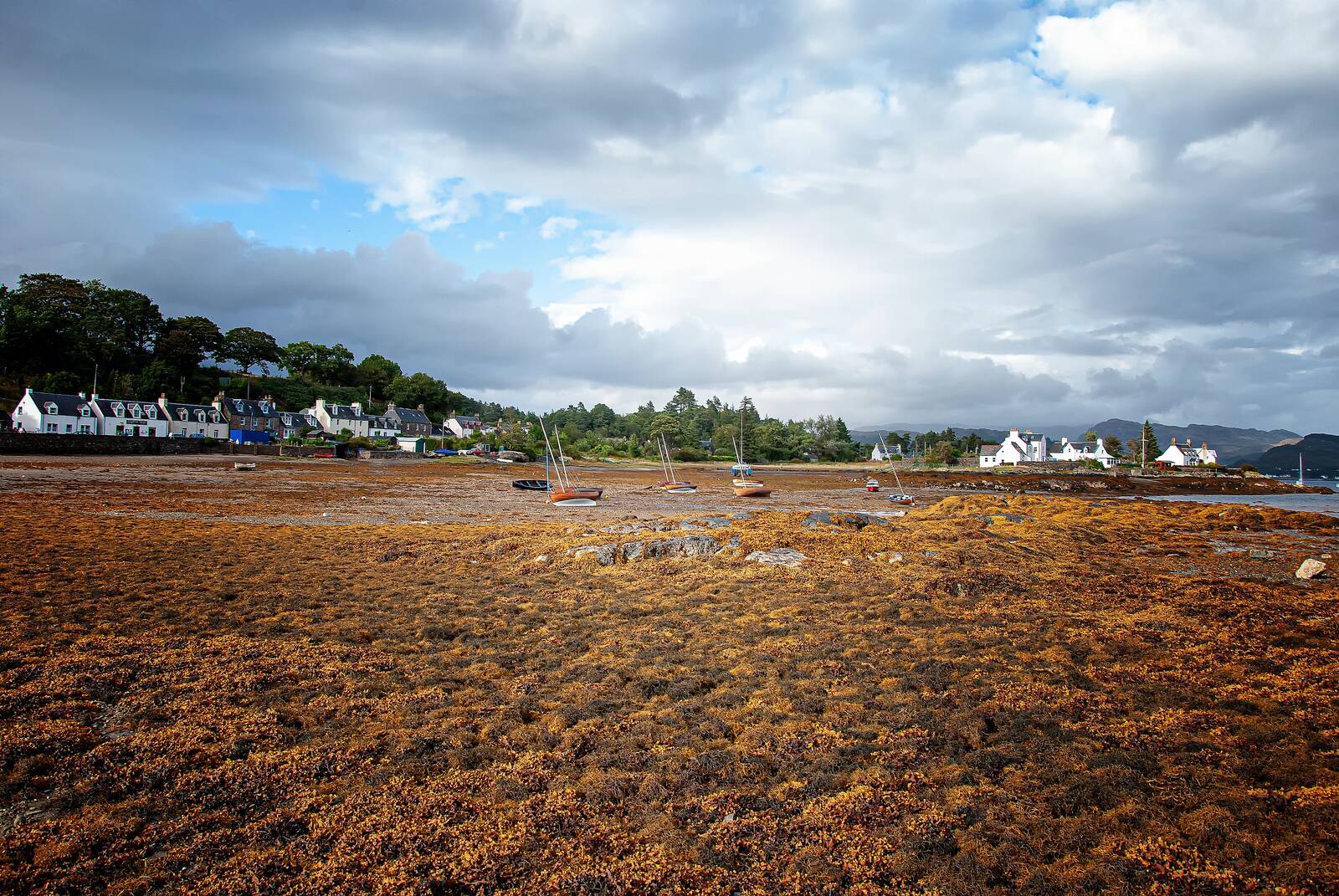 Plockton bay panorama