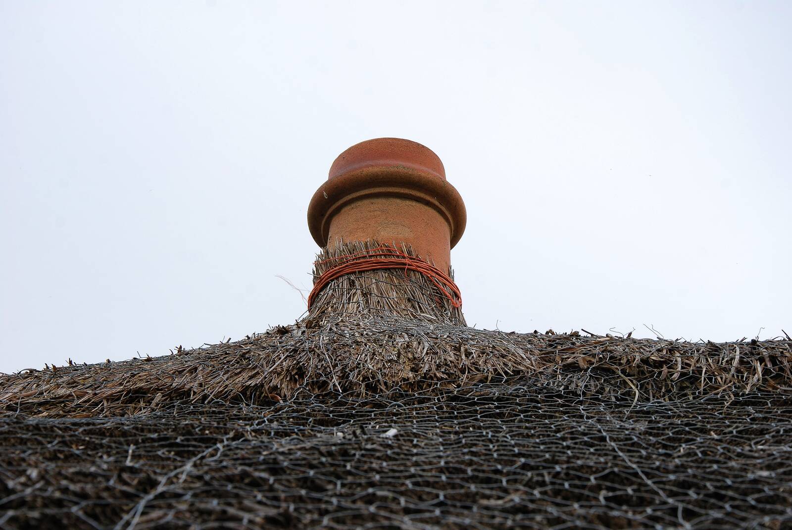 Thatch and chimney detail