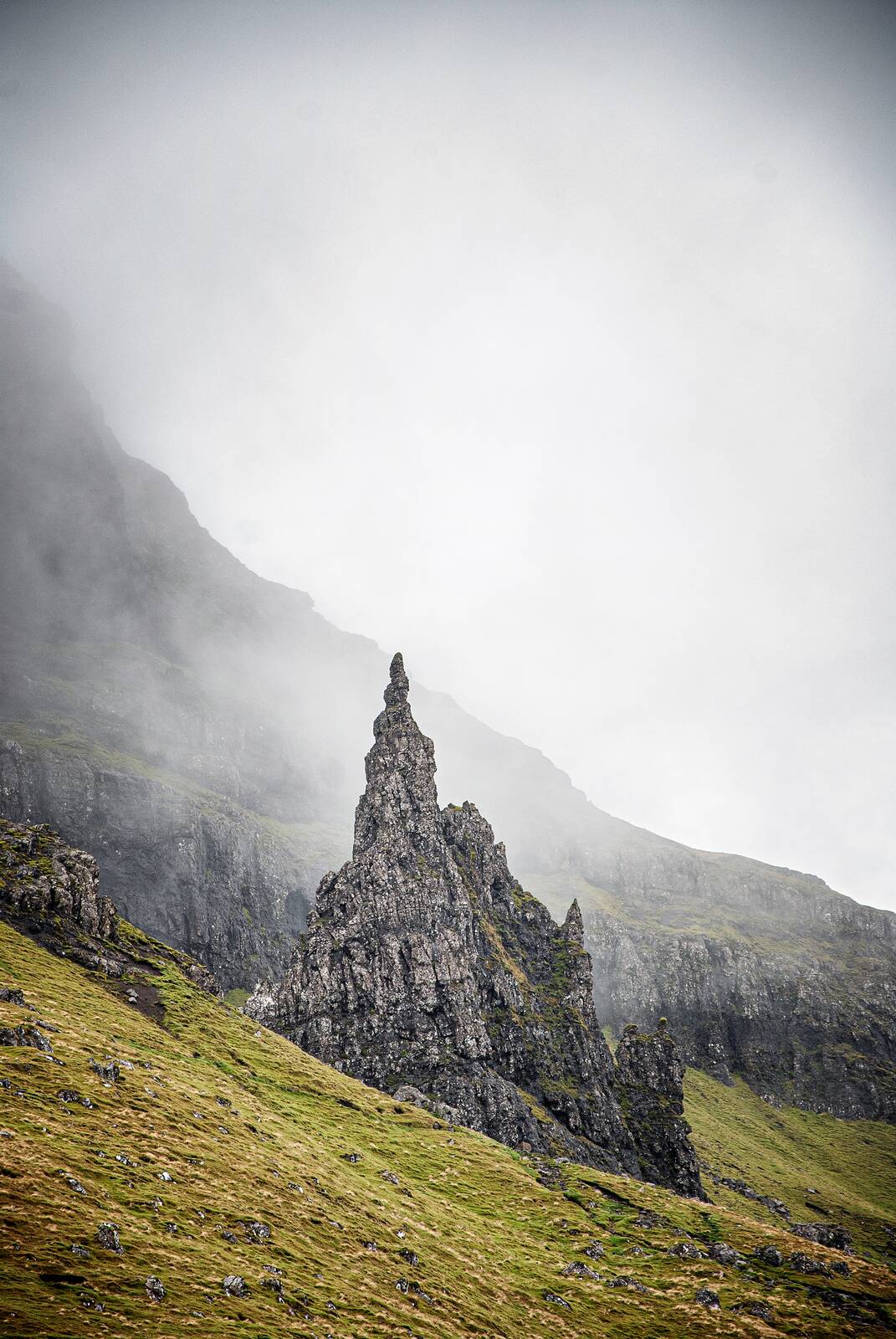 Pinnacles in the mist