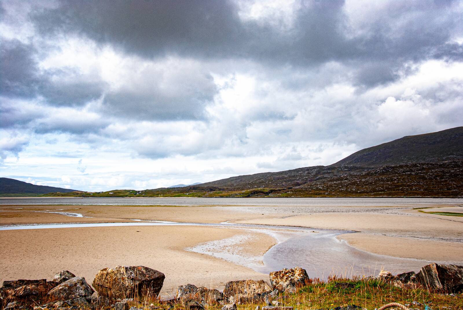 Luskentyre sands and cloud