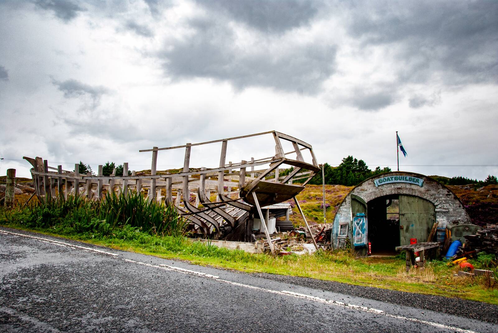 Boat graveyard